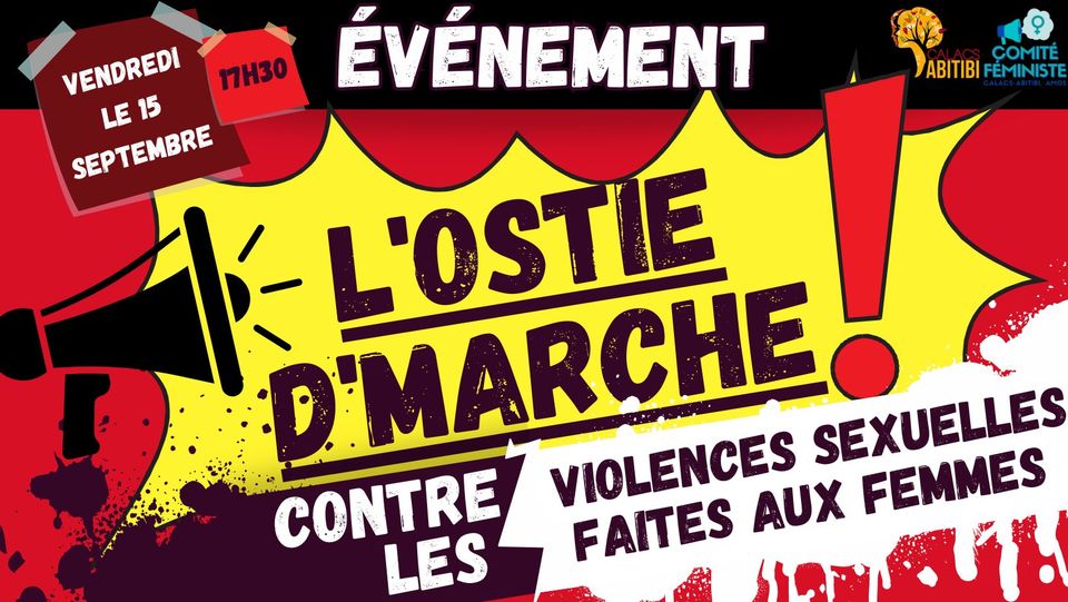 Communiqué – La poète Jennifer V. Moore lancera un texte inédit dans le cadre de l&rsquo;Ostie de Marche – 6 septembre&nbsp;2023